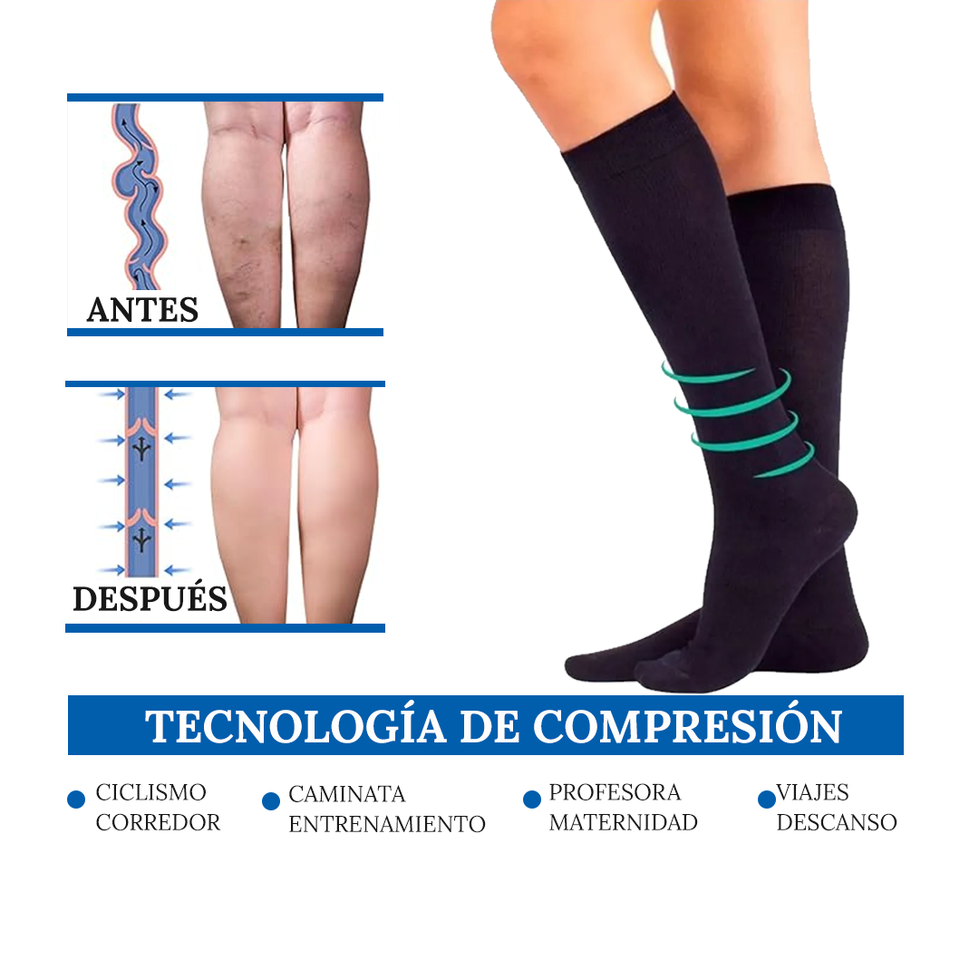 Medias de Compresión Varice Miracle-Rendimiento físico y recuperación