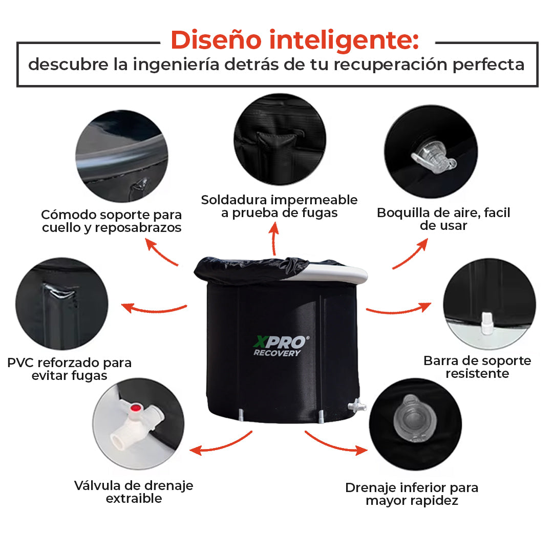 Ice Bath Xpro Recovery - El secreto de los atletas que rinden al 200% 🚀